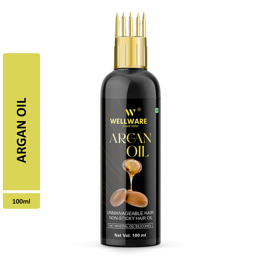 WELLWARE Cold Pressed - Sweet Almond Oil - For Skin & Hair Oil