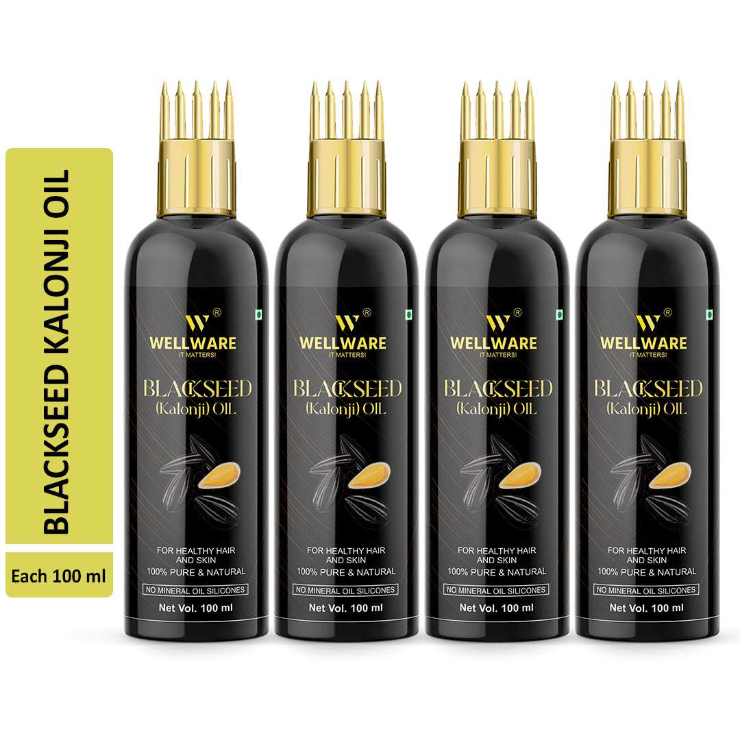 WELLWARE Blackseed Oil (Cold Pressed) For Skin and Hair | Natural and 100% Pure |(Organic) Hair Oil