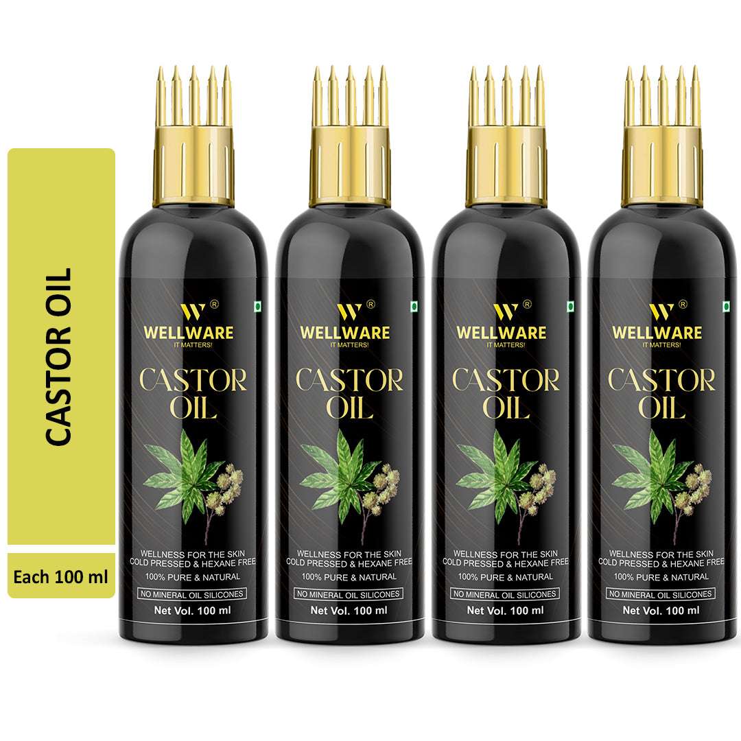 WELLWARE Cold Pressed Castor Oil - Hair Oil