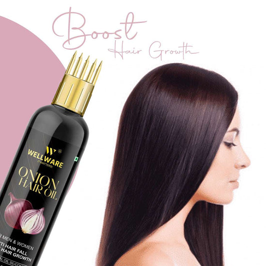WELLWARE Onion Hair growth & Hair Fall Control Oil With Applicator Hair Oil
