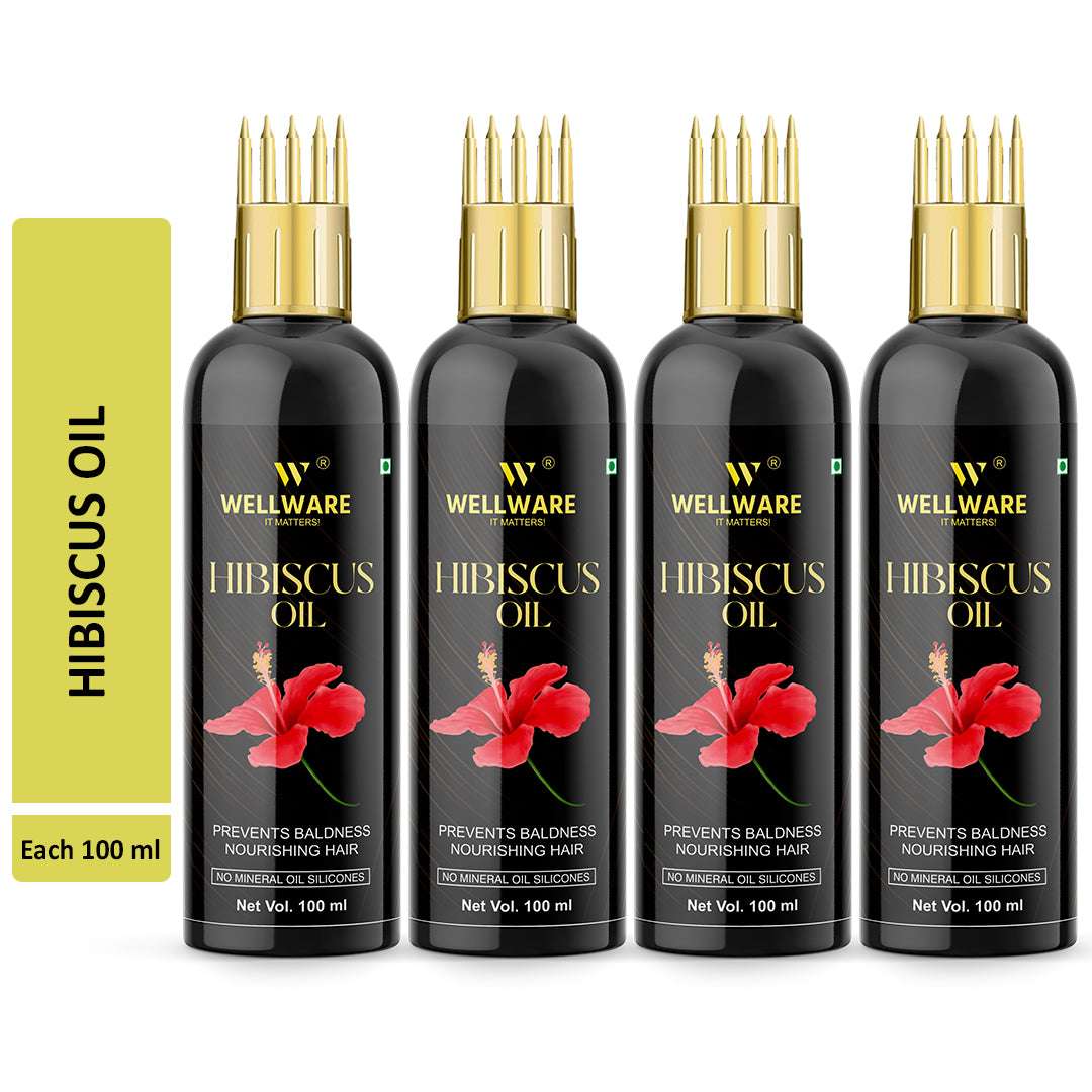 WELLWARE Hibiscus Oil for Hair growth & Hair Fall Control Oil Hair Oil