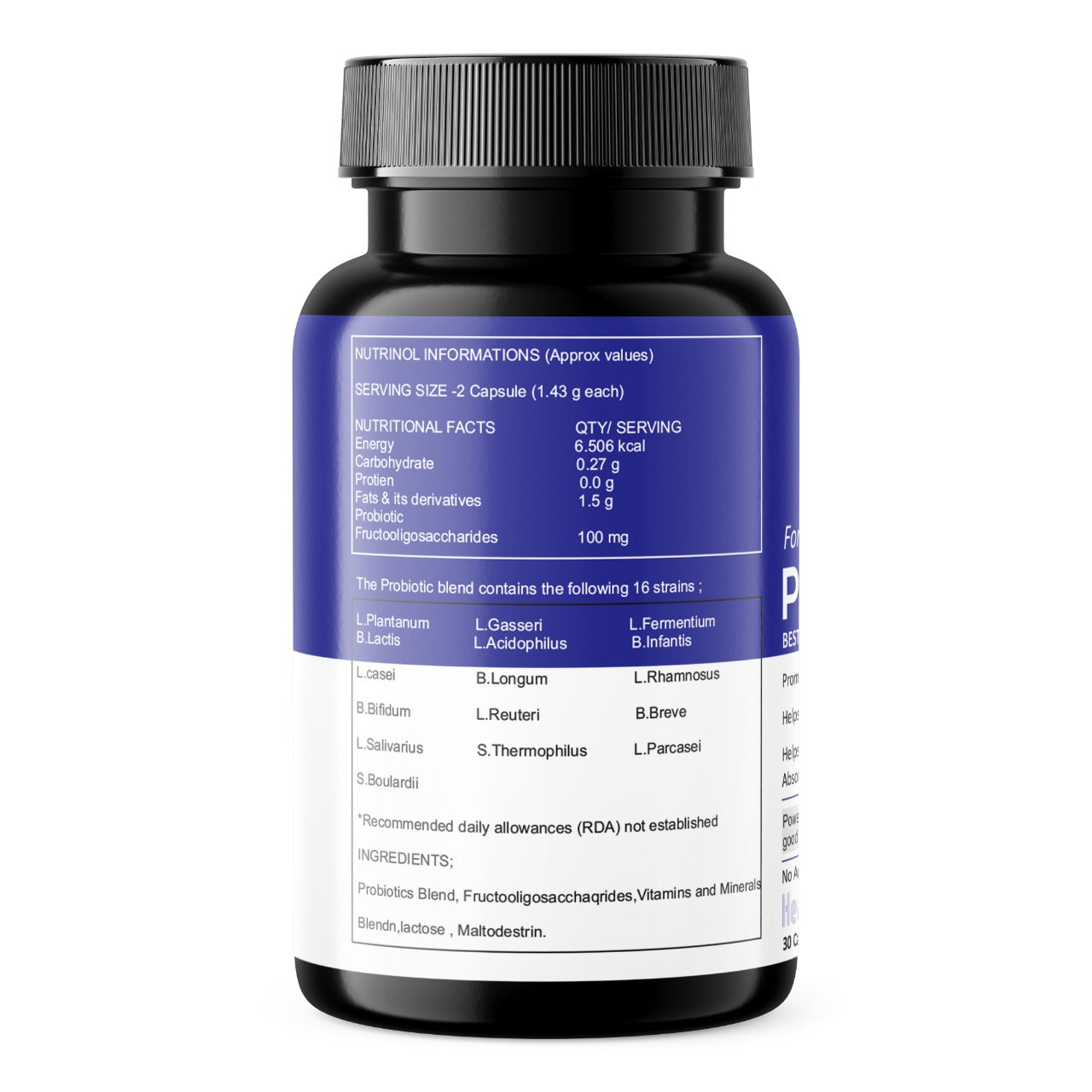 Wellware It Matters For Your Wellness Probiotics Capsule