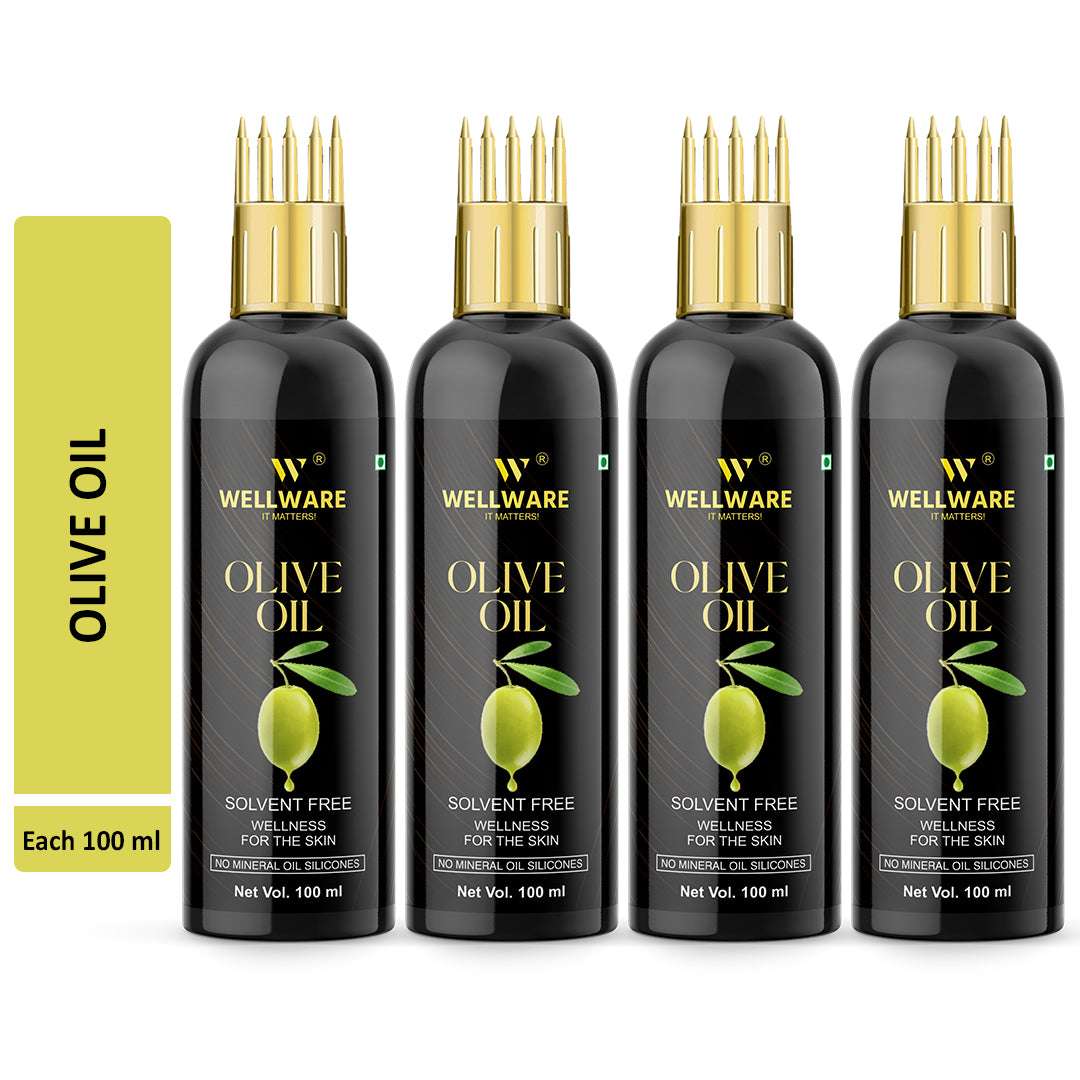 WELLWARE Olive Hair growth & Hair Fall Control Oil With Applicator Hair Oil