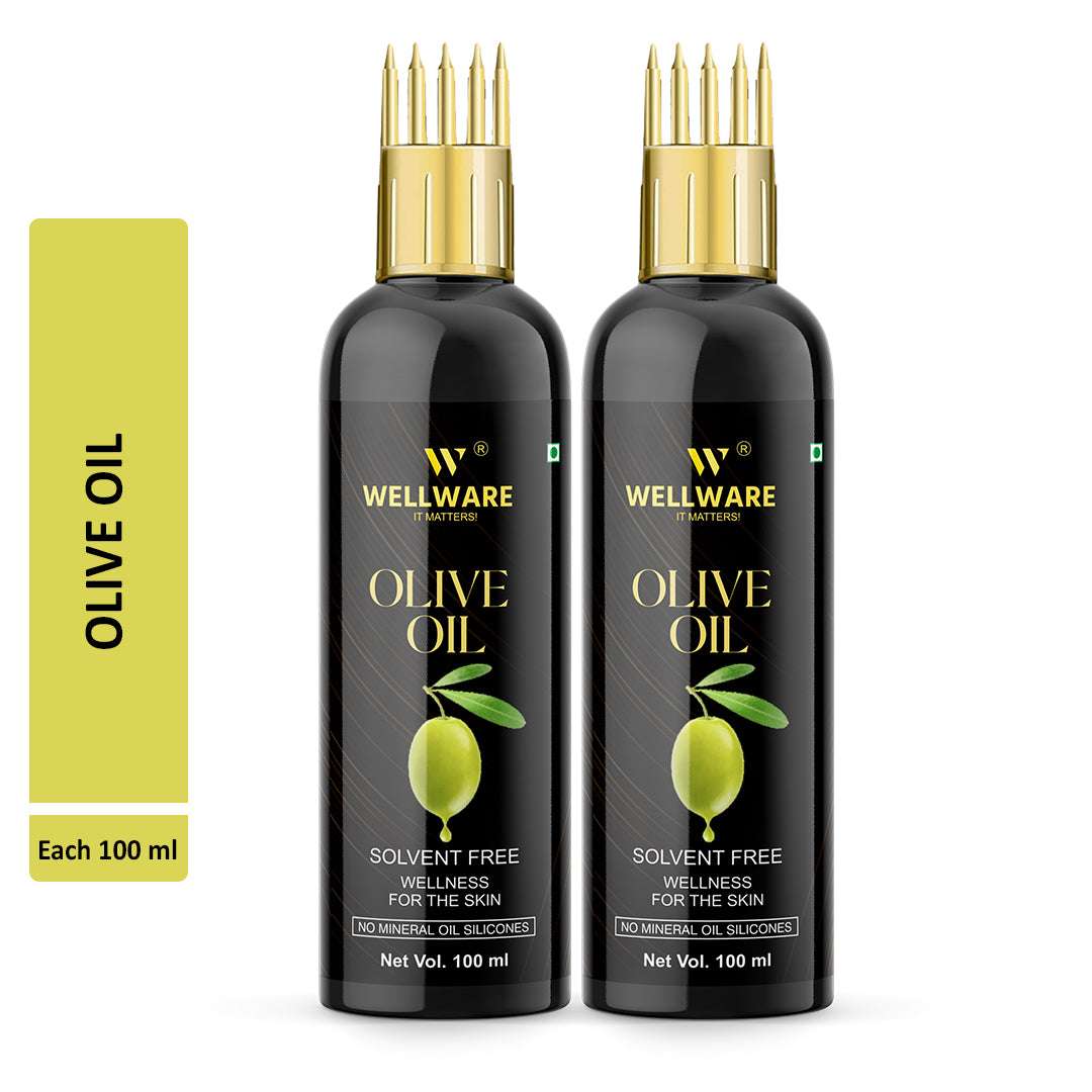 WELLWARE Olive Hair growth & Hair Fall Control Oil With Applicator Hair Oil