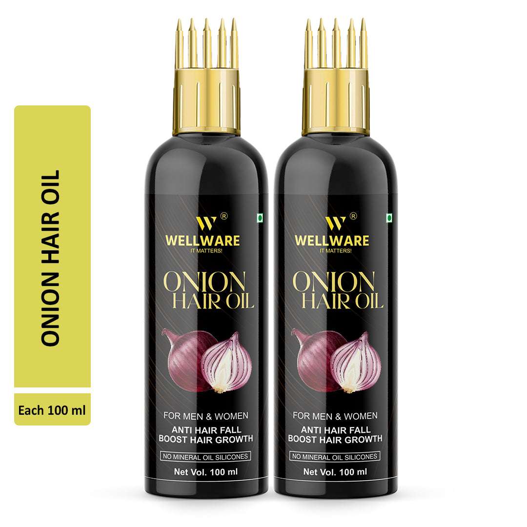 WELLWARE Onion Hair growth & Hair Fall Control Oil With Applicator Hair Oil