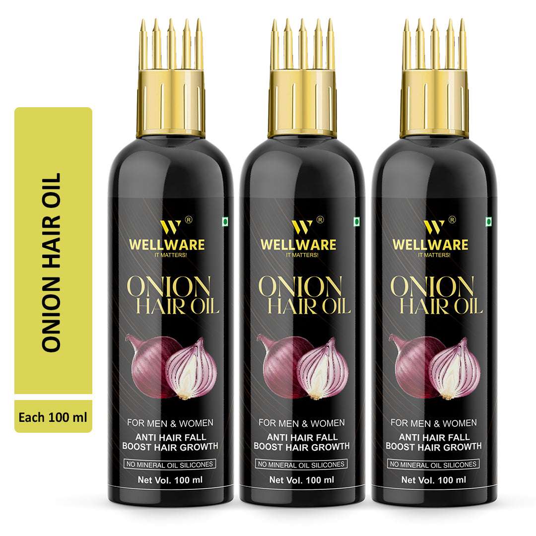WELLWARE Onion Hair growth & Hair Fall Control Oil With Applicator Hair Oil
