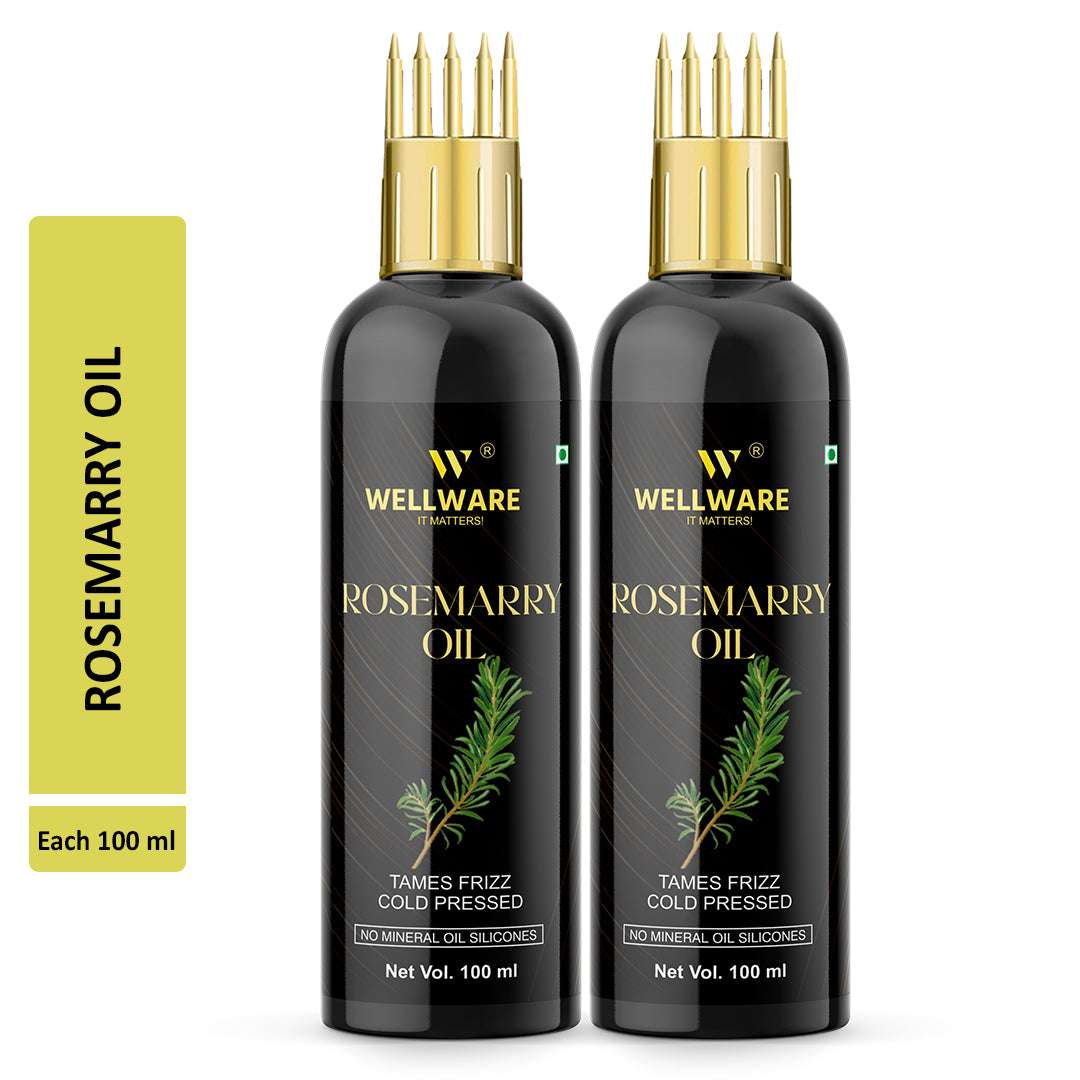 WELLWARE 100 % Pure Rosemarry Hair Fall Control Oil With Applicator Hair Oil