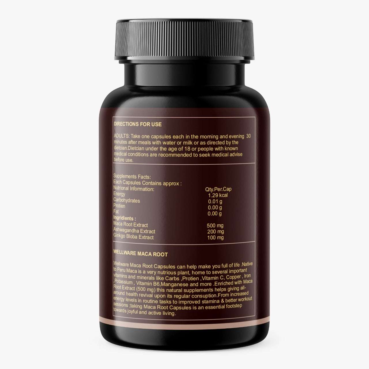 Wellware It Matters Maca Root Capsule