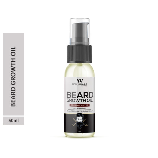 WELLWARE Beard Booster & Hair Growth Oil ,Moustache for Men with 21 Vital ingredients Hair Oil