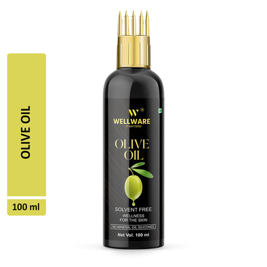 WELLWARE Olive Hair growth & Hair Fall Control Oil With Applicator Hair Oil