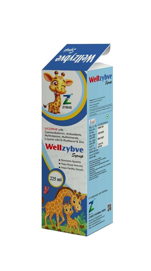 WELLZYBVE Oral Suspension For Stimulates Appetite ,Boost Immunity & Healthy Growth Pack Of 3
