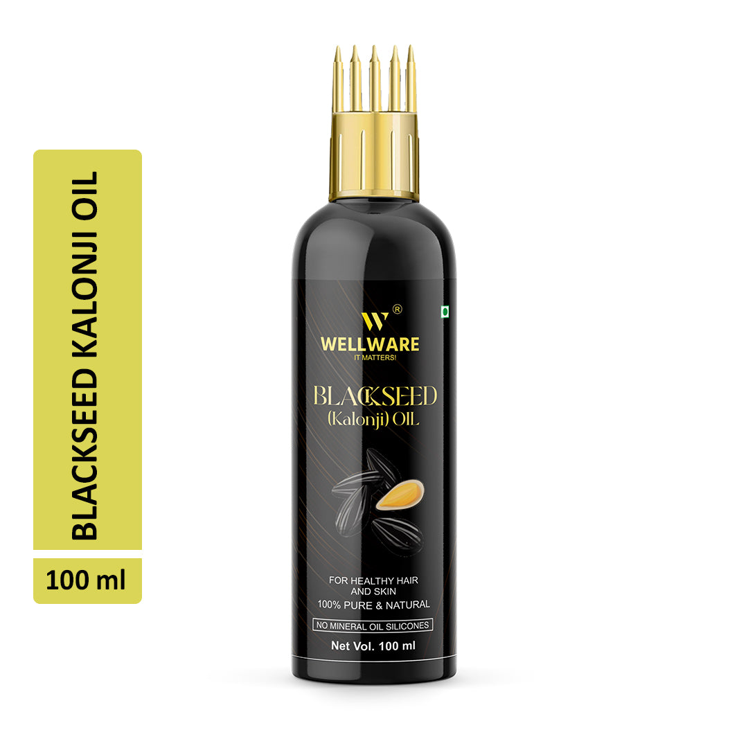 WELLWARE Blackseed Oil (Cold Pressed) For Skin and Hair | Natural and 100% Pure |(Organic) Hair Oil