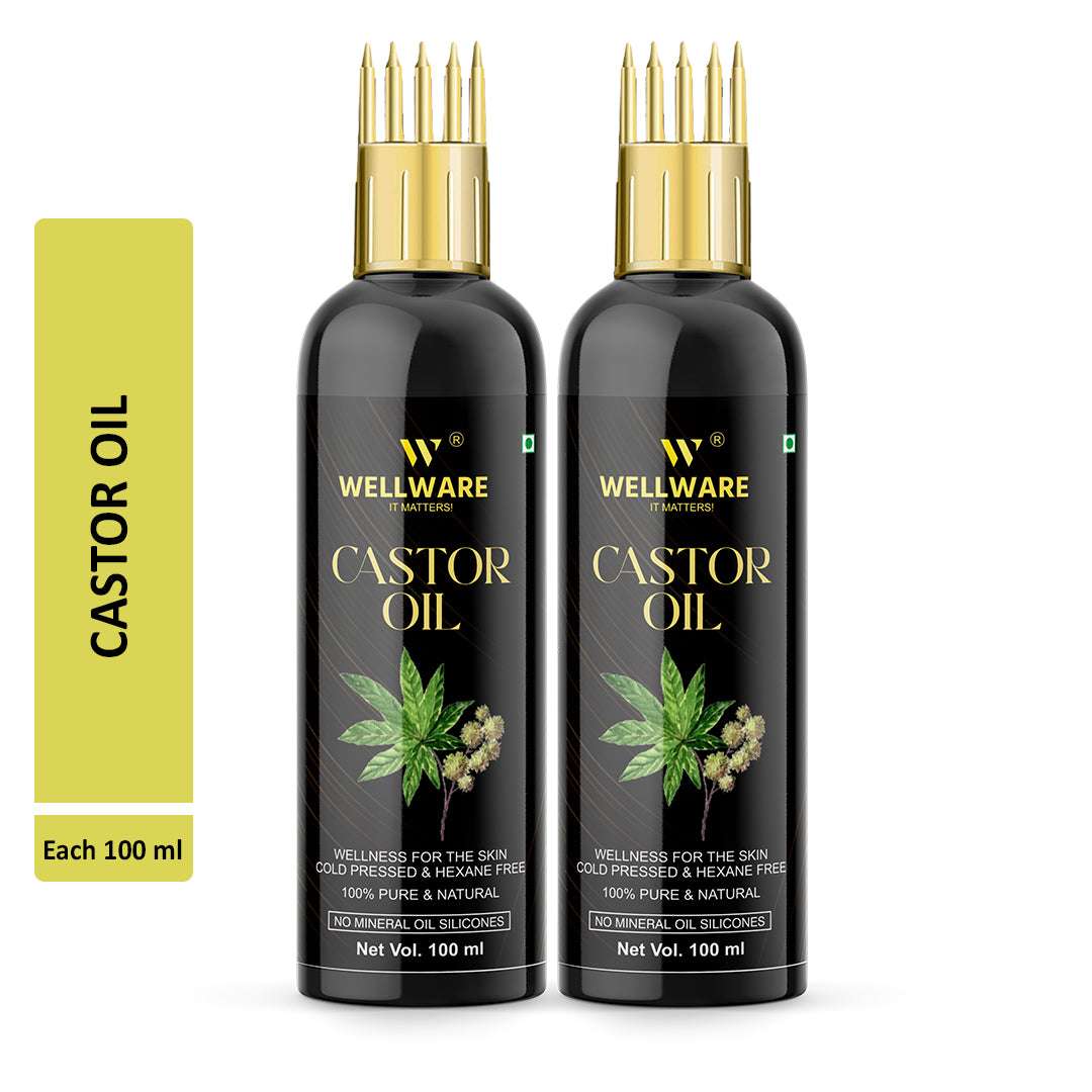 WELLWARE Cold Pressed Castor Oil - Hair Oil