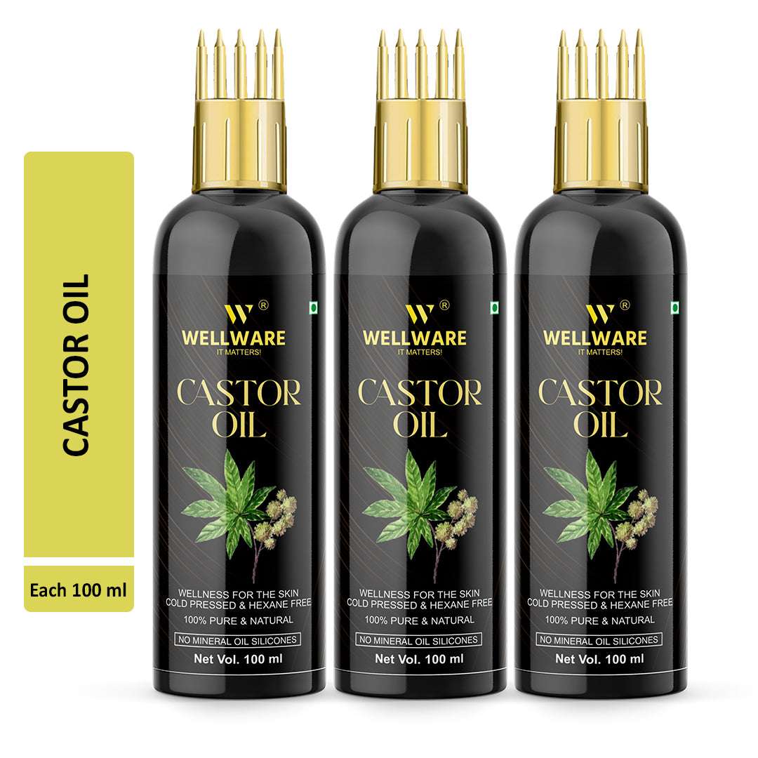 WELLWARE Cold Pressed Castor Oil - Hair Oil