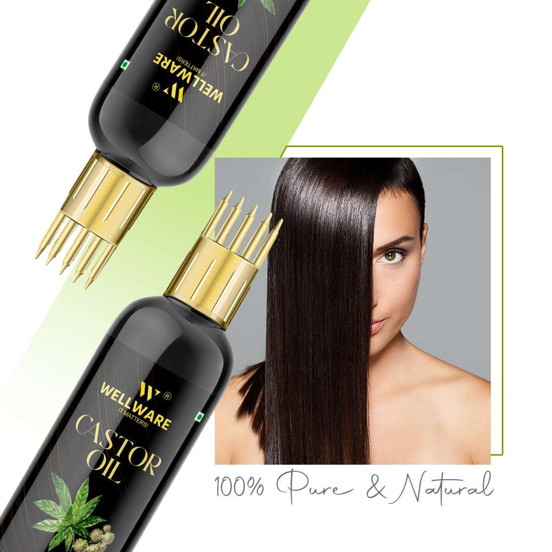 WELLWARE Cold Pressed Castor Oil - Hair Oil