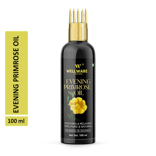 WELLWARE Premium Evening Primrose Herbal Hair Oil ( Non-Sticky)-For Strong and Shiny Hair Hair Oil