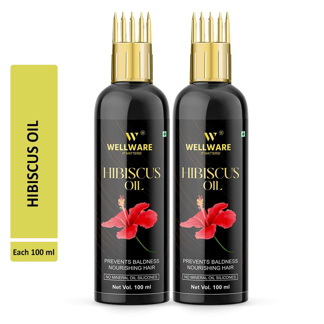 WELLWARE Hibiscus Oil for Hair growth & Hair Fall Control Oil Hair Oil