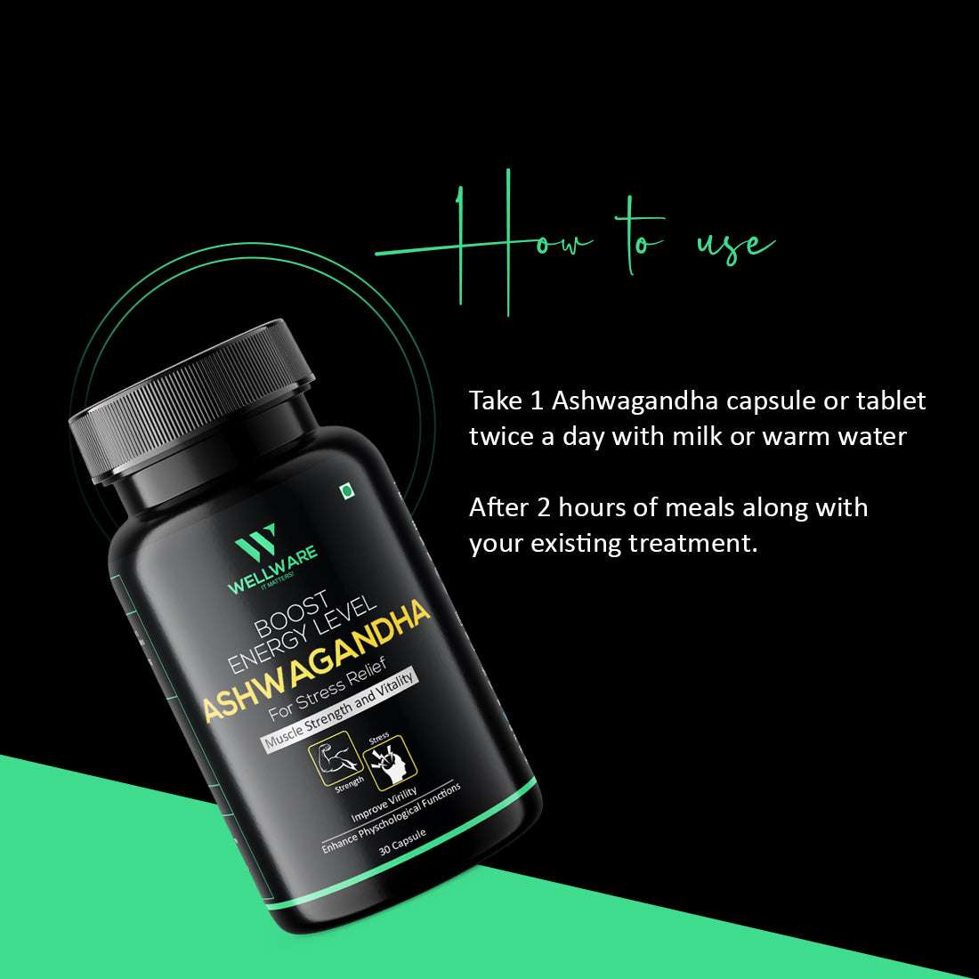 Wellware It Matters Boost Energy Level Ashwagandha Capsule