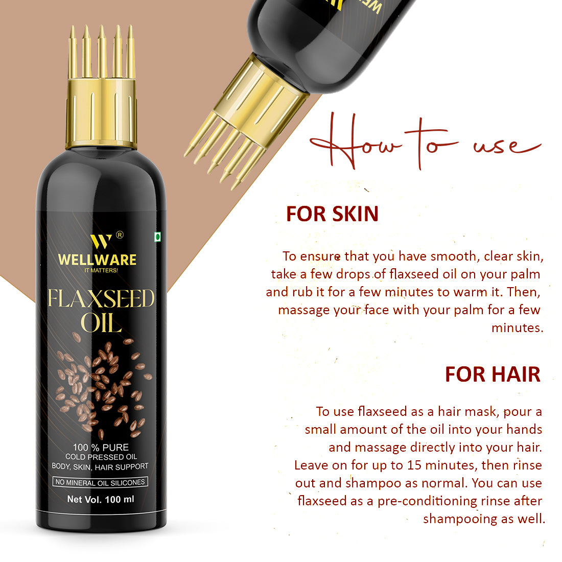 WELLWARE Blackseed Oil (Cold Pressed) For Skin and Hair | Natural and 100% Pure |(Organic) Hair Oil