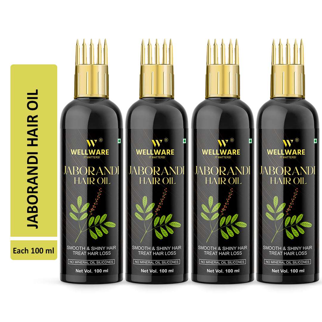 WELLWARE 100 % Pure Jaborandi New Hair Fall Control Oil With Applicator Hair Oil