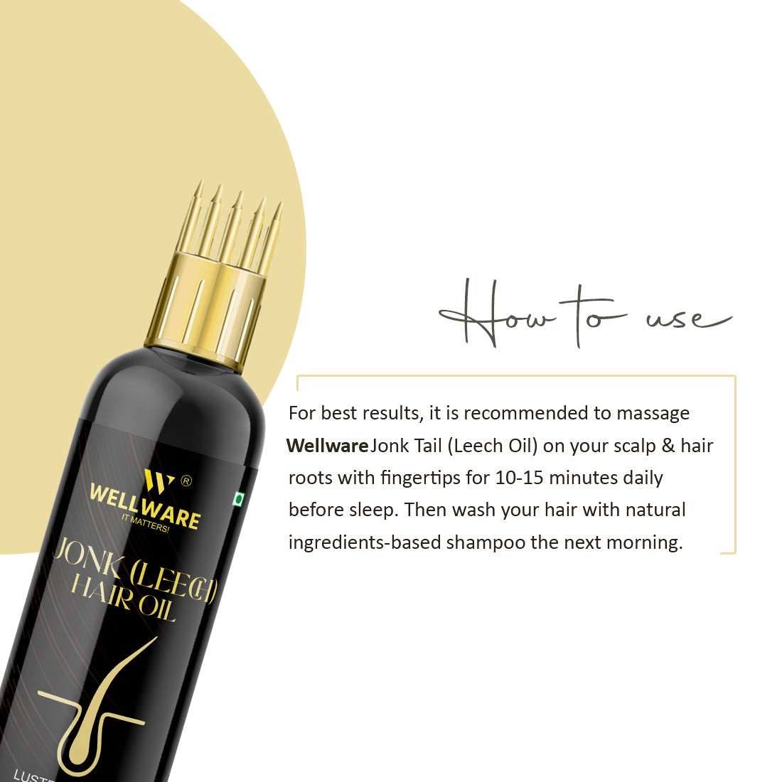 WELLWARE Jonk Oil for Hair growth & Hair Fall Control Oil Hair Oil