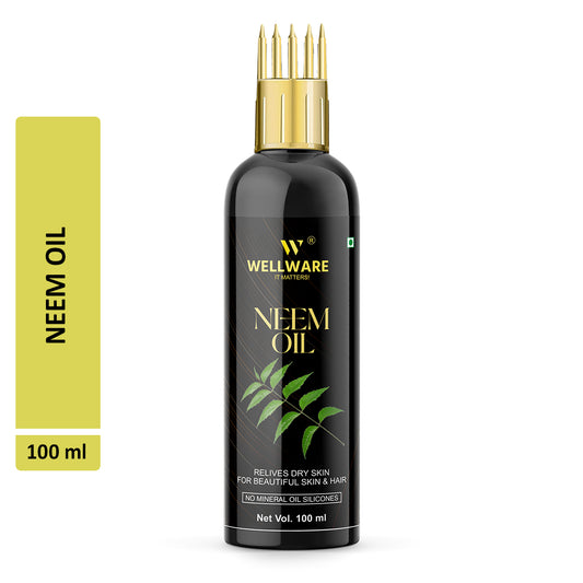 WELLWARE NeemHair growth & Hair Fall Control Oil With Applicator Hair Oil