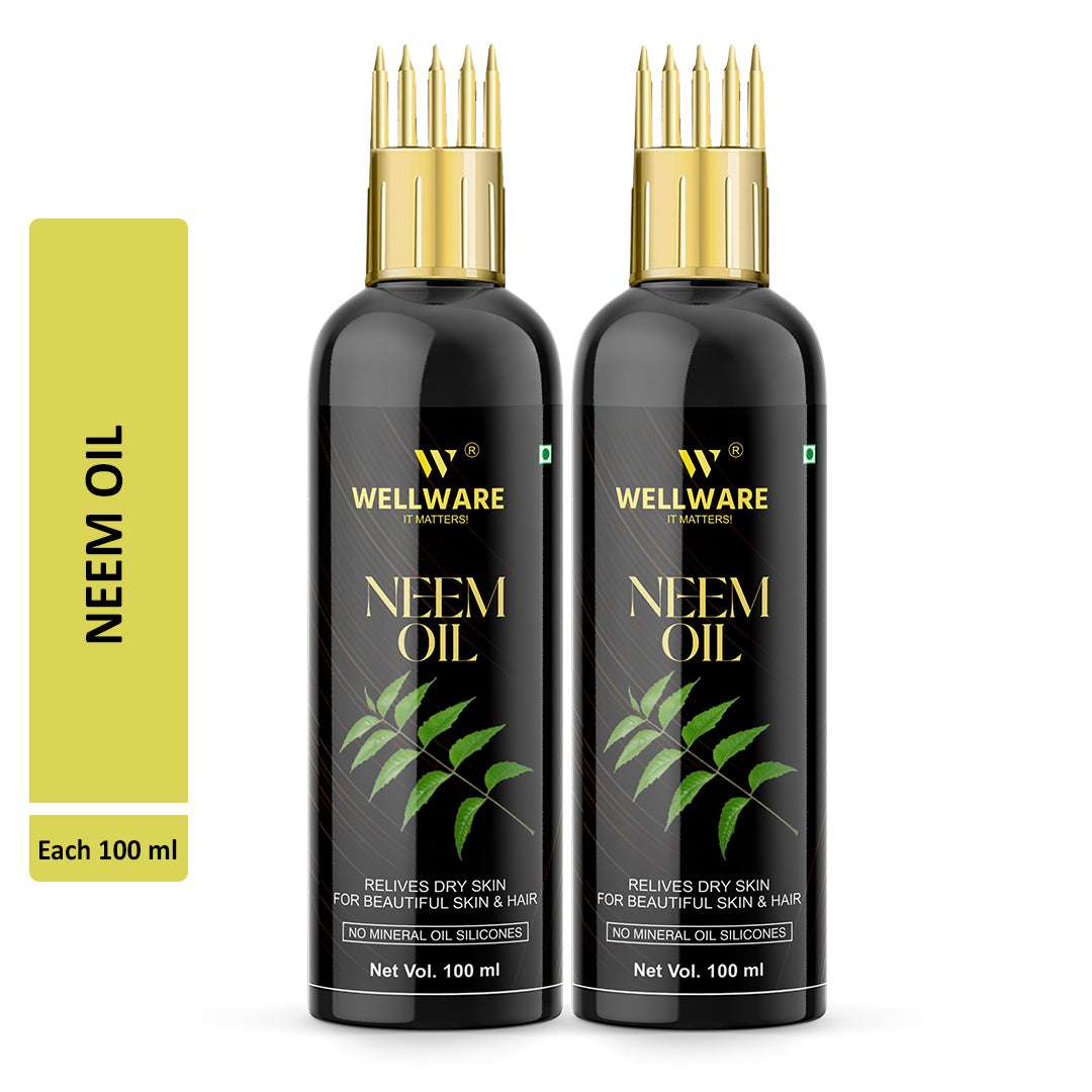 WELLWARE NeemHair growth & Hair Fall Control Oil With Applicator Hair Oil