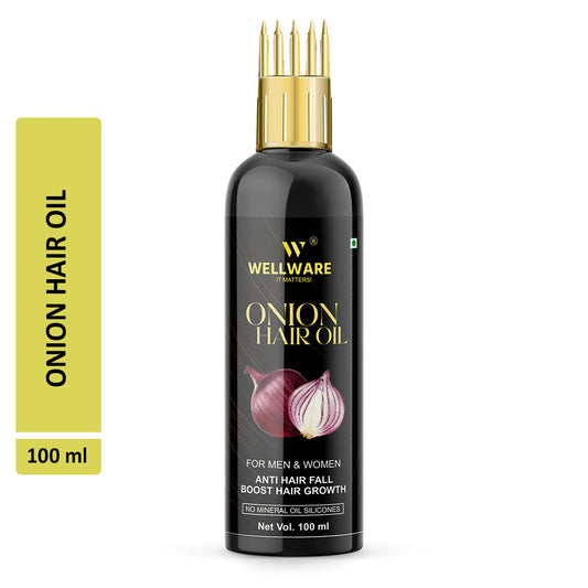 WELLWARE Onion Hair growth & Hair Fall Control Oil With Applicator Hair Oil