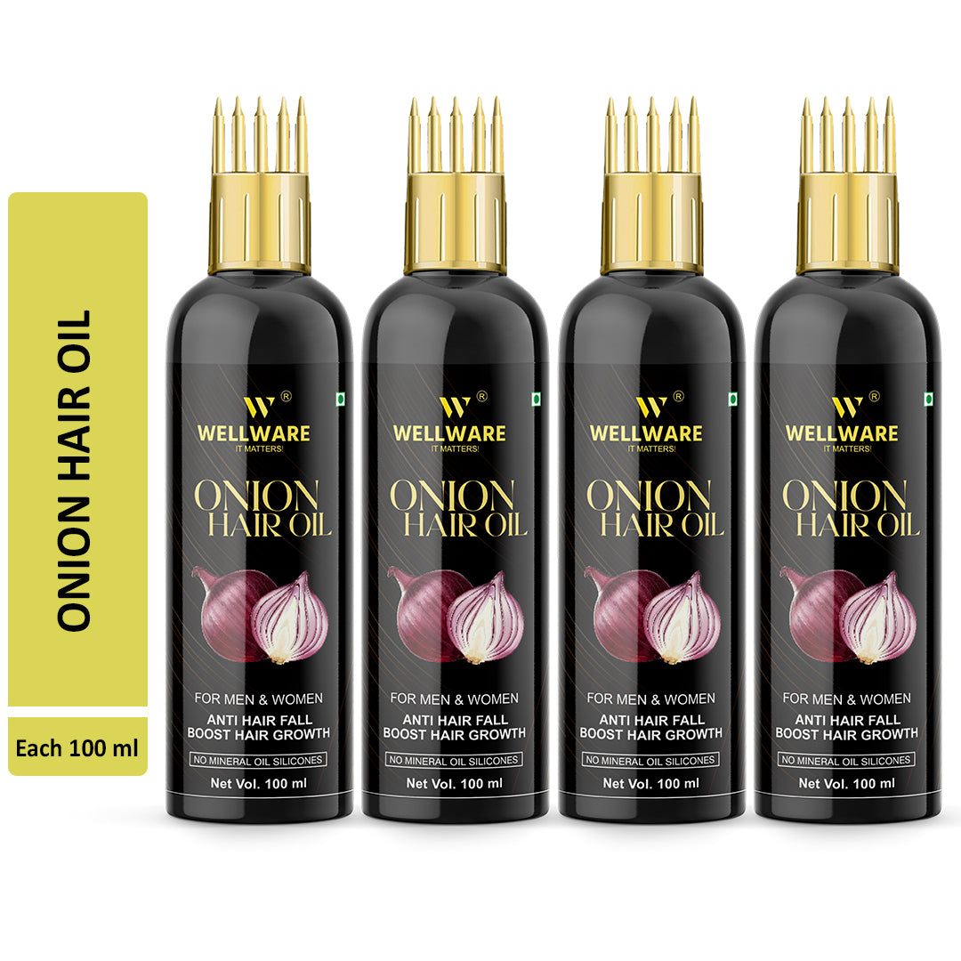 WELLWARE Onion Hair growth & Hair Fall Control Oil With Applicator Hair Oil