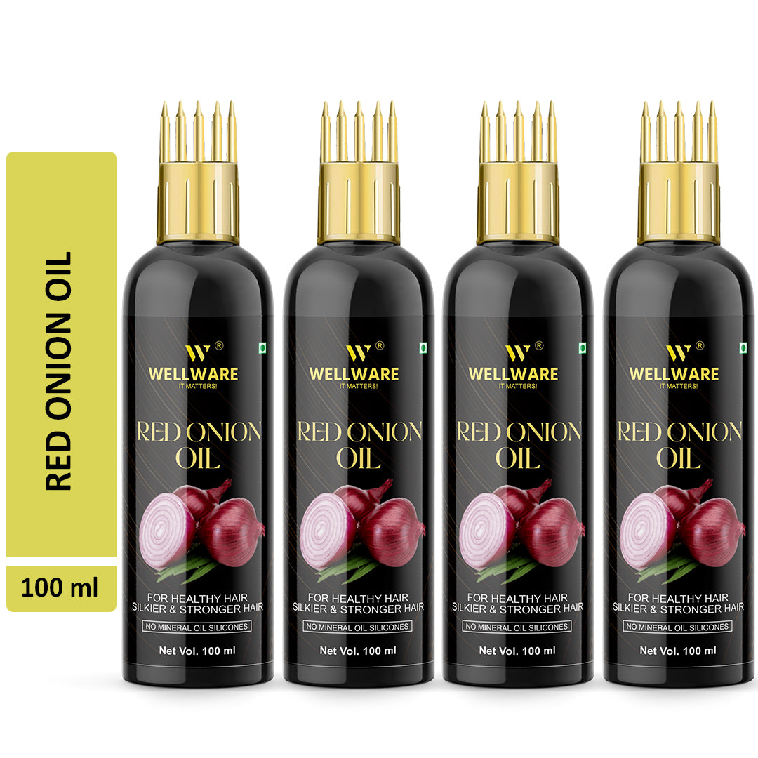 WELLWARE Red Onion Hair growth & Hair Fall Control Oil With Applicator Hair Oil