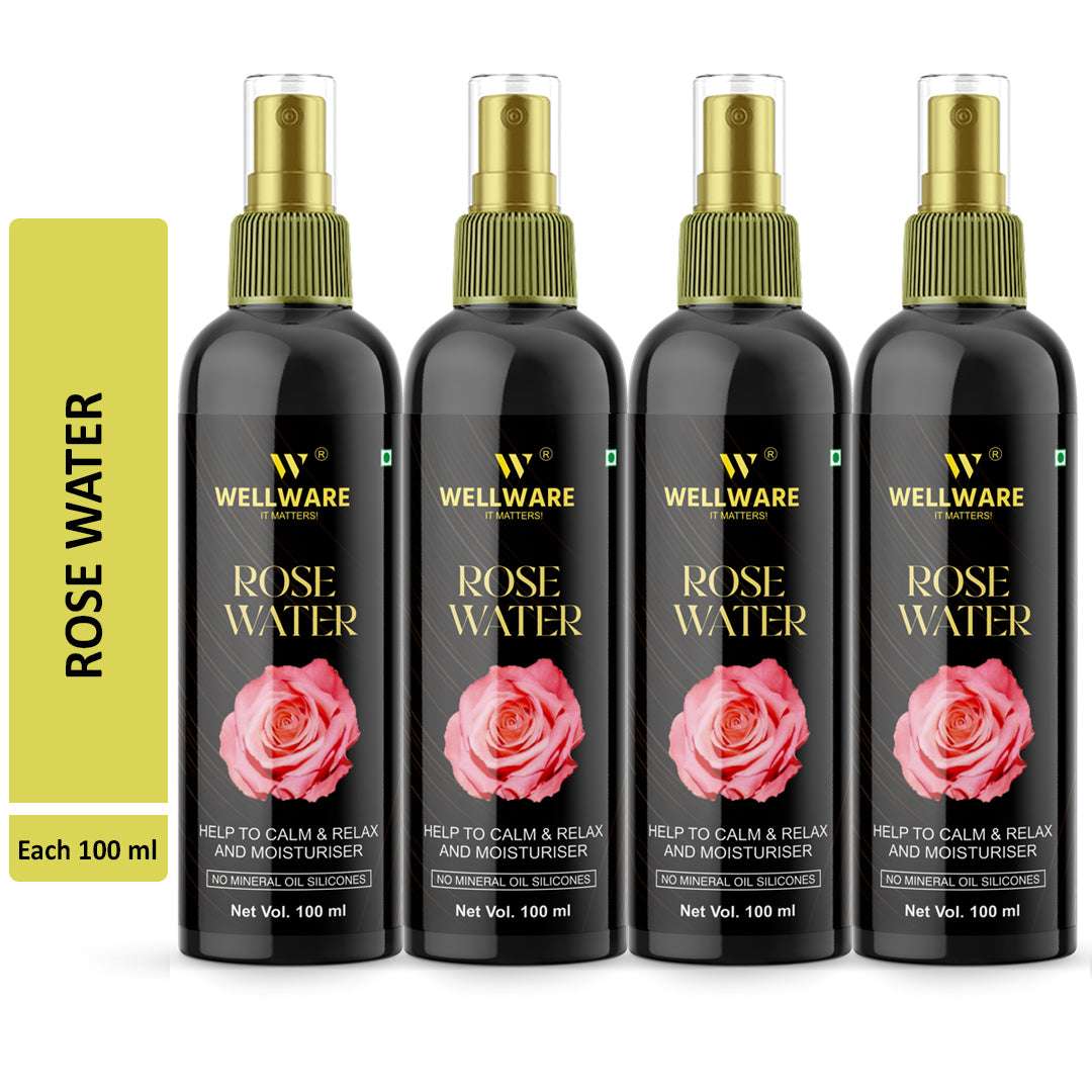 WELLWARE Pure Rose Water Men Women (100 ml)