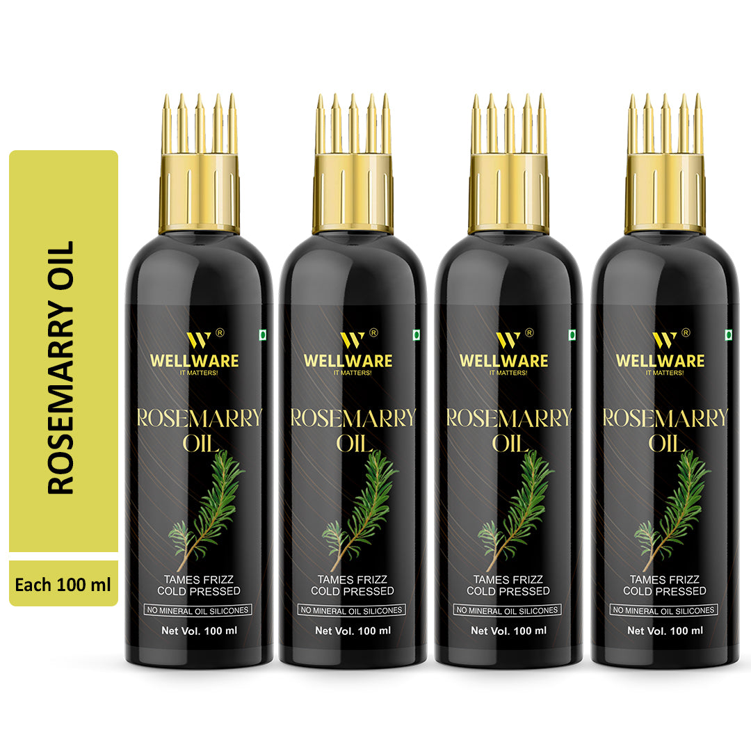 WELLWARE 100 % Pure Rosemarry Hair Fall Control Oil With Applicator Hair Oil