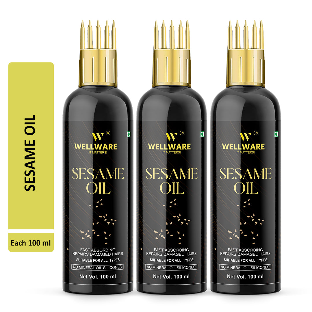 Wellware Sesame Oil For Hair And Skin Cells Growth Oil