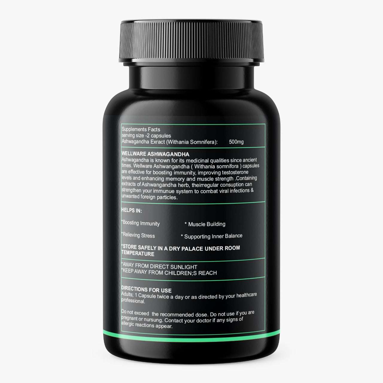 Wellware It Matters Boost Energy Level Ashwagandha Capsule