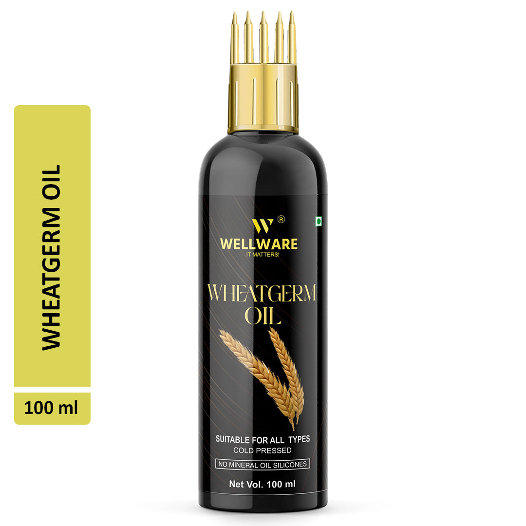 WELLWARE 100 % Pure Wheatgerm Hair Fall Control Oil With Applicator Hair Oil