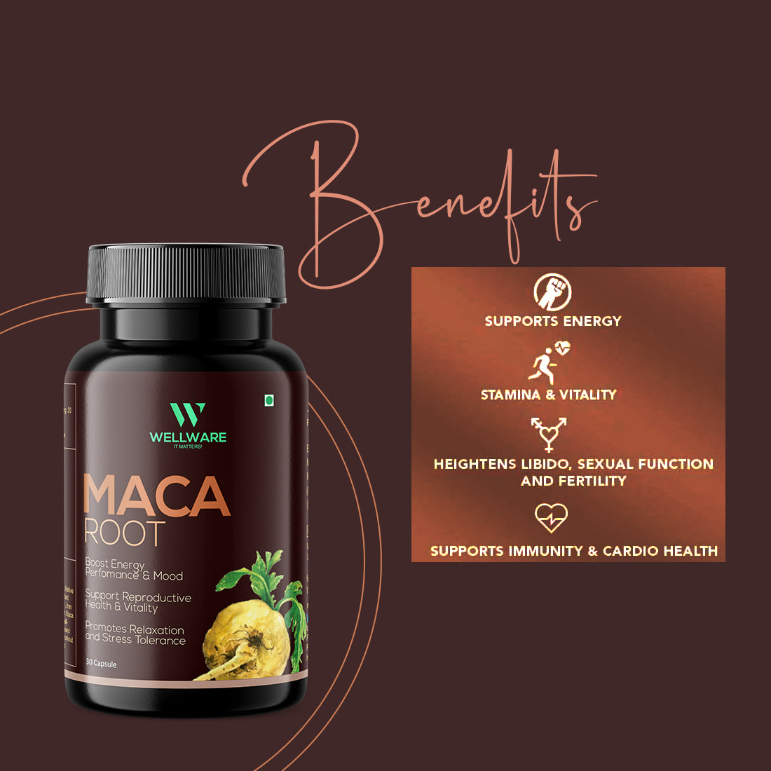 Wellware It Matters Maca Root Capsule